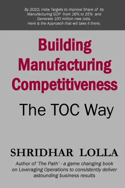 Building Manufacturing Competitiveness - The TOC Way - Paperback