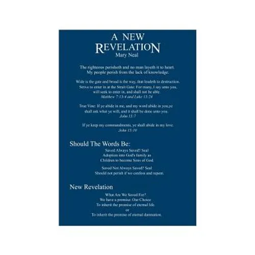 A New Revelation from God - Paperback