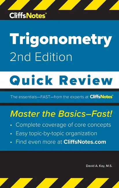 CliffsNotes Trigonometry: Quick Review - Paperback