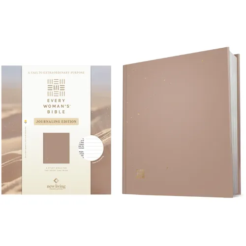 NLT Every Woman's Bible, Journaling Edition, Filament Enabled (Hardcover, Sand, Red Letter) - Hardcover