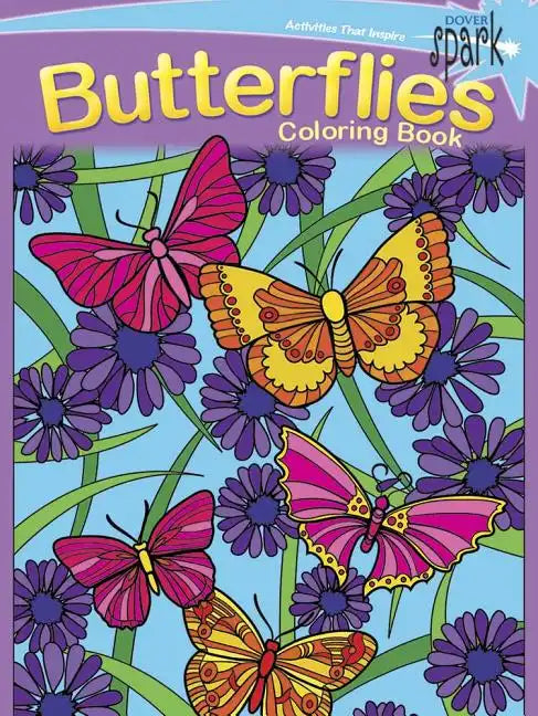 Spark Butterflies Coloring Book - Paperback