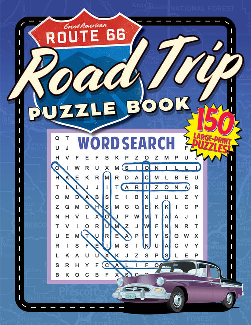 The Great American Route 66 Puzzle Book - Paperback