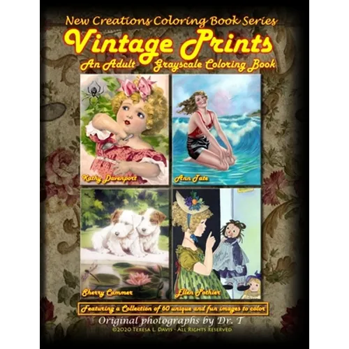 New Creations Coloring Book Series: Vintage Prints - Paperback