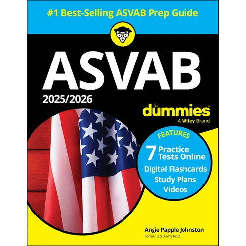2025/2026 ASVAB for Dummies: Book + 7 Practice Tests, Flashcards, and Videos Online - Paperback