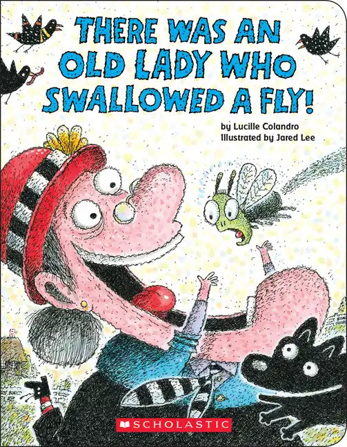 There Was an Old Lady Who Swallowed a Fly! (Board Book) - Board Book