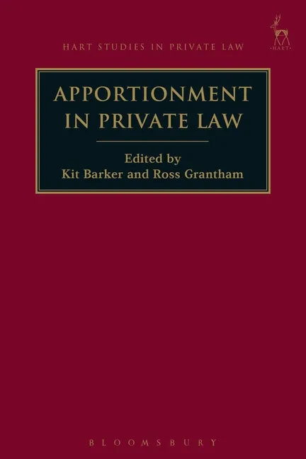 Apportionment in Private Law - Paperback