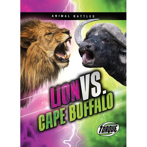 Lion vs. Cape Buffalo - Library Binding