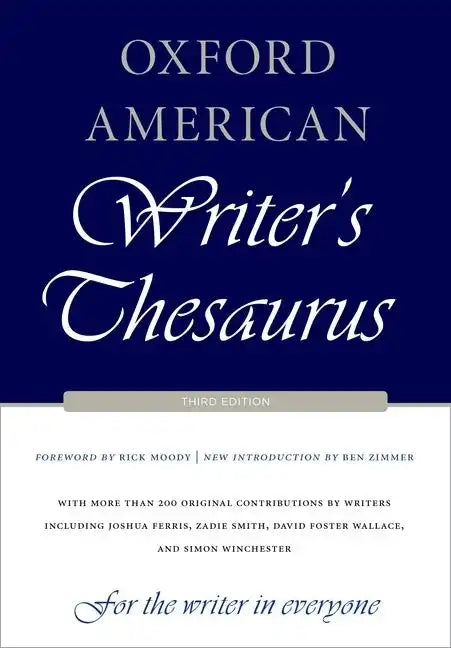 Oxford American Writer's Thesaurus - Hardcover