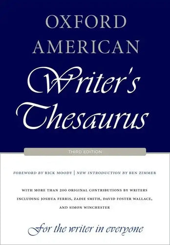 Oxford American Writer's Thesaurus - Hardcover