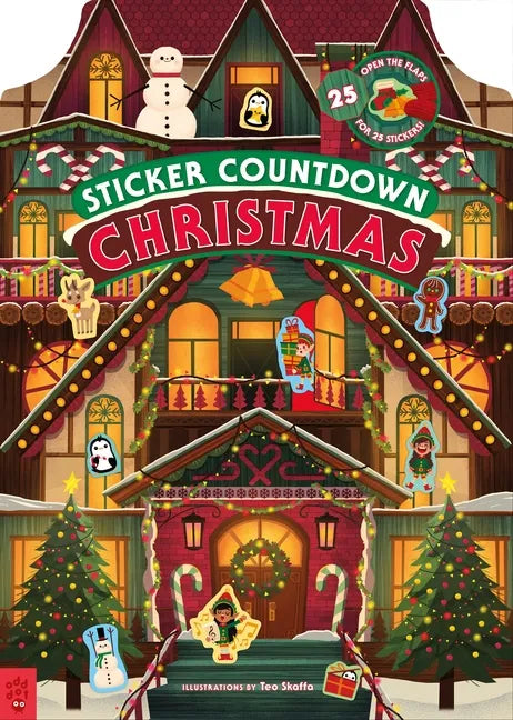 Sticker Countdown: Christmas - Hardcover