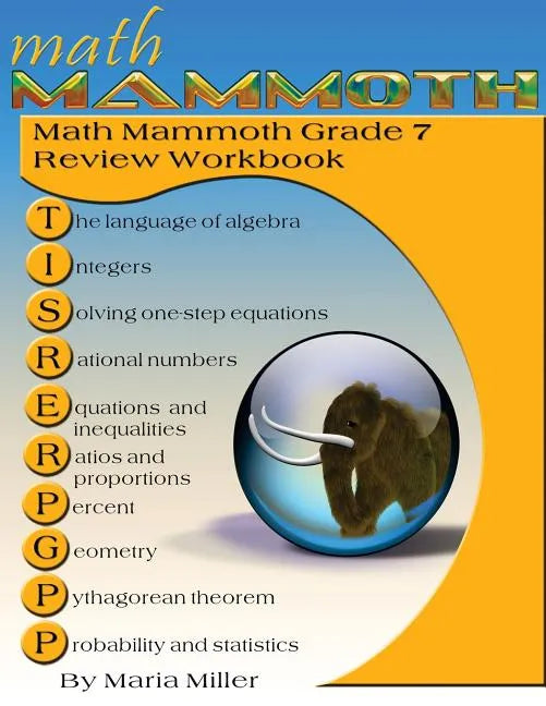 Math Mammoth Grade 7 Review Workbook - Paperback