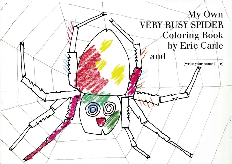 My Own Very Busy Spider Coloring Book - Paperback