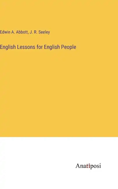 English Lessons for English People - Hardcover