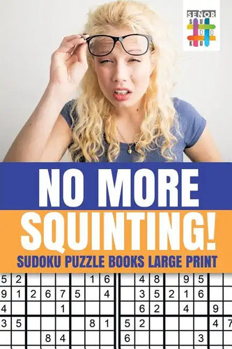 No More Squinting! Sudoku Puzzle Books Large Print - Paperback