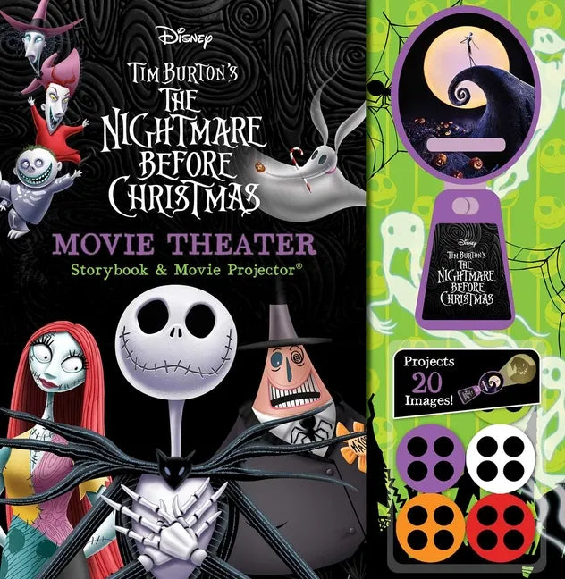 Disney: Tim Burton's the Nightmare Before Christmas Movie Theater Storybook & Movie Projector - Hardcover