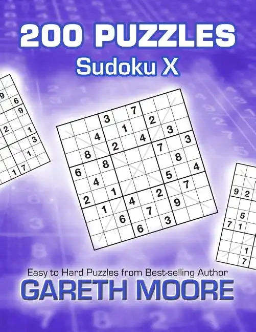 Sudoku X: 200 Puzzles - Paperback
