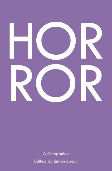 Horror: A Companion - Paperback