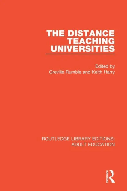The Distance Teaching Universities - Paperback
