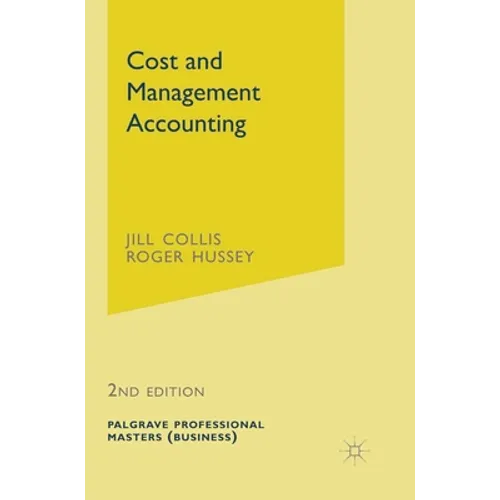 Cost and Management Accounting - Paperback