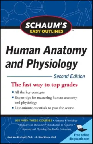 Schaum's Easy Outline of Human Anatomy and Physiology, Second Edition - Paperback