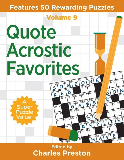 Quote Acrostic Favorites: Features 50 Rewarding Puzzles - Paperback