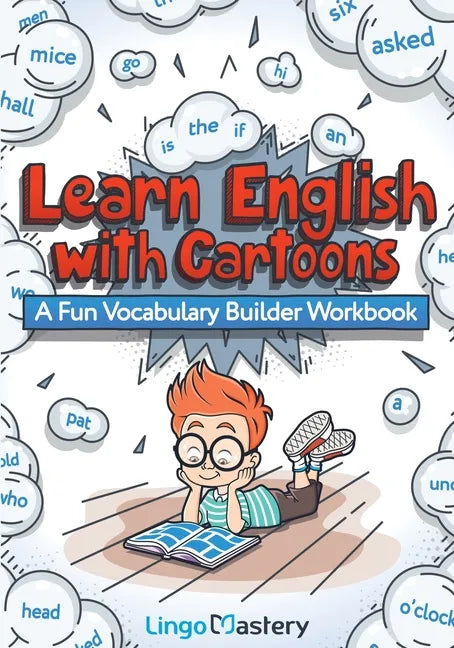 Learn English With Cartoons: A Fun Vocabulary Builder Workbook - Paperback