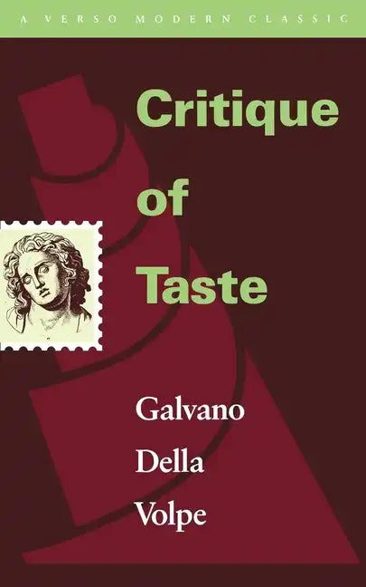 Critique of Taste - Paperback