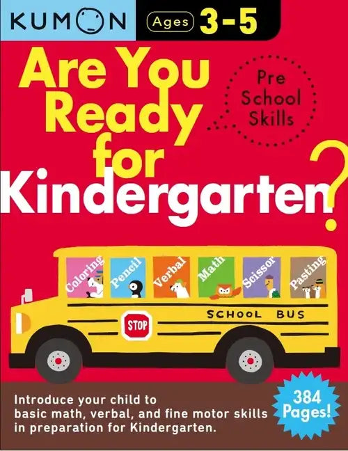 Kumon Are You Ready for Kindergarten Preschool Skills - Paperback