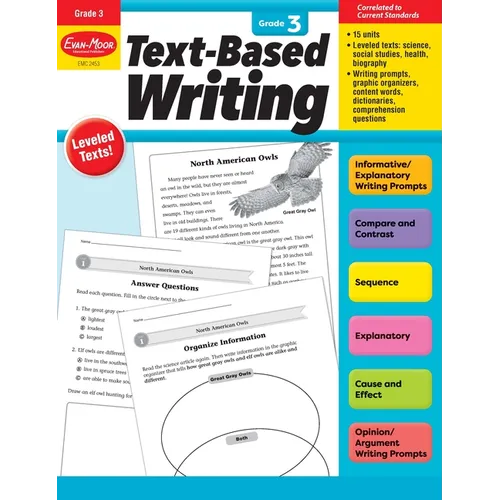 Text-Based Writing, Grade 3 Teacher Resource - Paperback