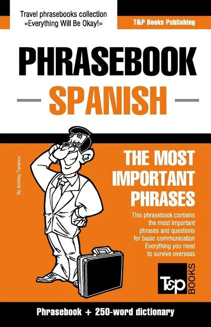 English-Spanish phrasebook and 250-word mini dictionary - Paperback