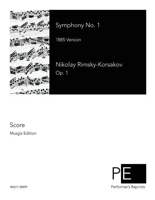 Symphony No. 1: 1885 Version - Paperback