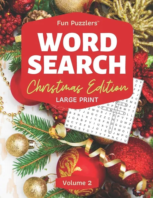 Word Search: Christmas Edition Volume 2: Large Print - Paperback