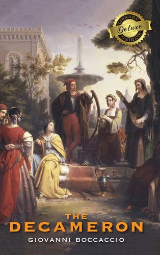 The Decameron (Deluxe Library Edition) (Annotated) - Hardcover