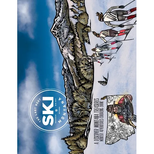SKI Montana Coloring Book: Bozeman, Big Sky & Beyond - Paperback