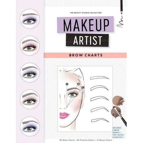 Makeup Artist Brow Charts - Paperback