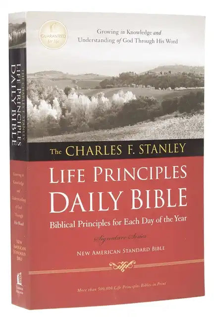 Charles F. Stanley Life Principles Daily Bible-NASB - Paperback