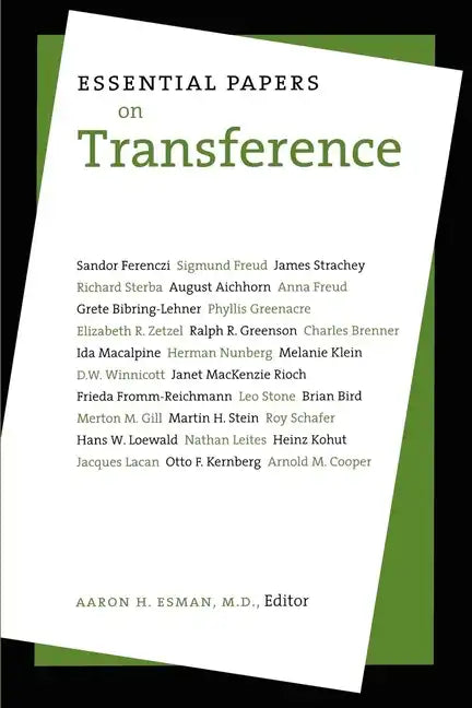 Essential Papers on Transference - Paperback