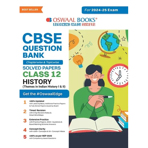 Oswaal CBSE Question Bank Class 12 History, Chapterwise and Topicwise Solved Papers For Board Exams 2025 - Paperback