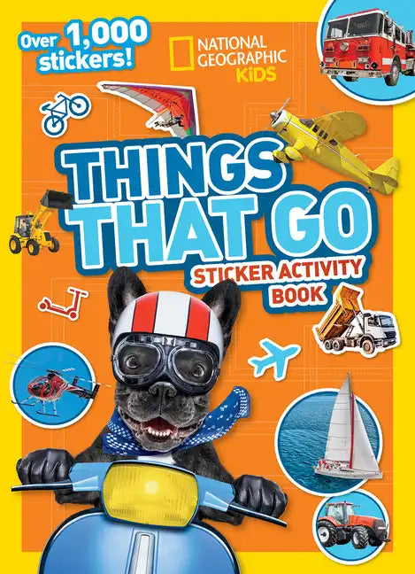 Things That Go Sticker Activity Book - Paperback