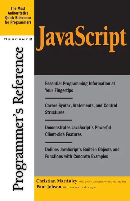 JavaScript Programmer's Reference - Paperback