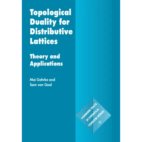 Topological Duality for Distributive Lattices - Hardcover