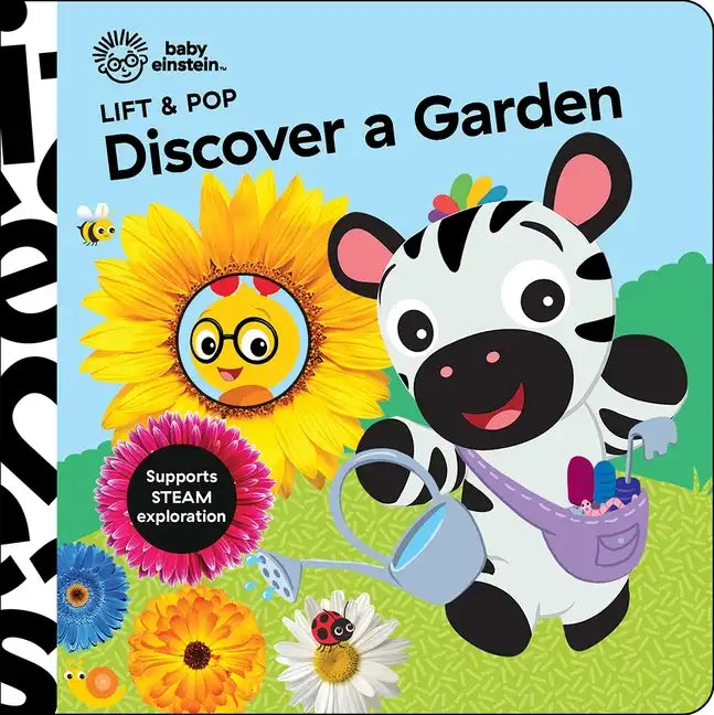 Baby Einstein: Discover a Garden Lift & Pop - Board Book