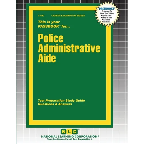 Police Administrative Aide - Paperback