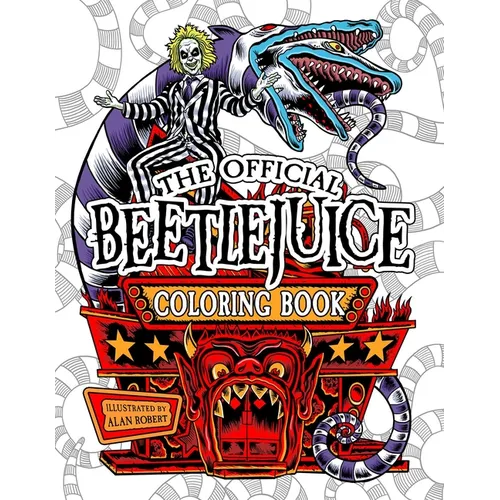 Beetlejuice: The Official Coloring Book - Paperback