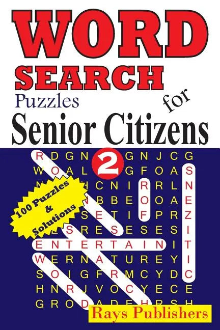 Word Search Puzzles for Senior Citizens 2 - Paperback
