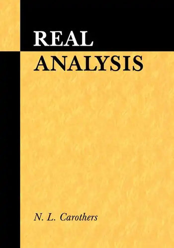 Real Analysis - Paperback