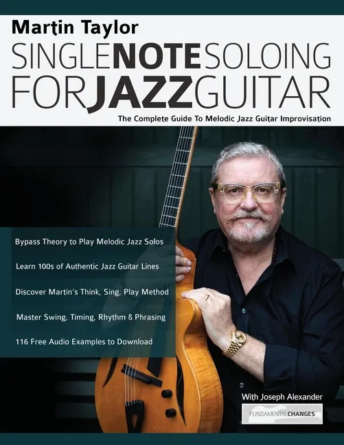 Martin Taylor Single Note Soloing For Jazz Guitar - Paperback
