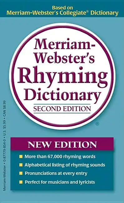 Merriam-Webster's Rhyming Dictionary - Paperback