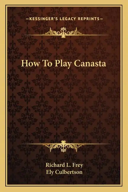 How to Play Canasta - Paperback