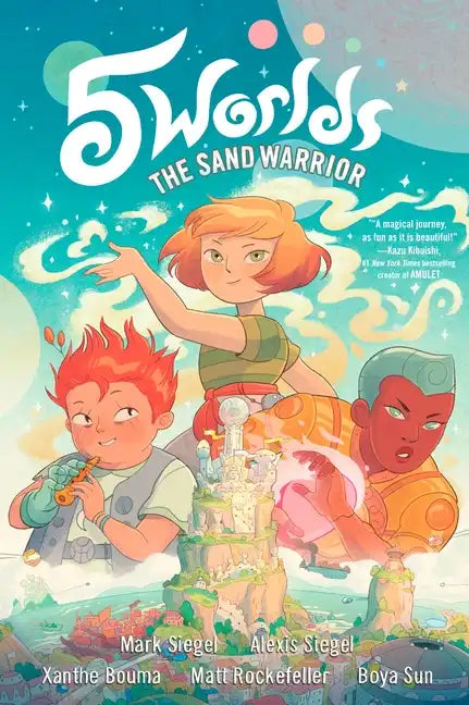 5 Worlds Book 1: The Sand Warrior: (A Graphic Novel) - Hardcover